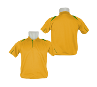 Baju Kaos Polo Berkerah Model Strip Tangan Pendek