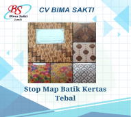 Stop Map Batik Kertas Tebal