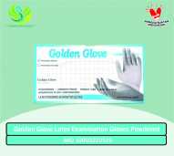 Golden Glove Indonesia Latex Examination Gloves Powdered