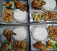 nasi box (makan siang)
