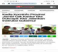 Berita Advertorial Diskominfo Provinsi Jambi di Lamanesia