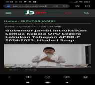 Publikasi Berita Inspektorat Provinsi Jambi