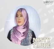 Pashmina Silk Malay-Misty Taupe