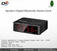 Speaker Digital Bluetooth ALarm Clock KD-66