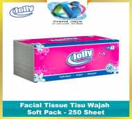 Jolly Facial Tissue Tisu Wajah Soft Pack 2 Ply - 250 Sheet