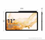 Samsung Galaxy Tab S8 5G Ram 8GB Rom 128GB 11" LCD WQXGA 