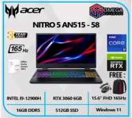 Acer Nitro 5 AN515-58 i9-12900H-RTX 3060-16GB-512GB SSD-Win 11