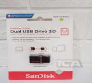 Flashdisk USB OTG 64 GB SANDISK ULTRA (DUAL USB DRIVE 3.0)