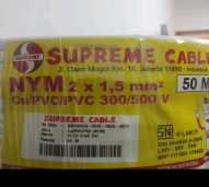 Kabel Listrik ,NYM 2 x 1, 5mm,@ 50 M 2 x 1,5 M